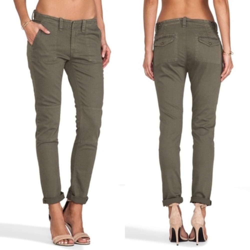 RAG & BONE "Bowery 2" olive green  Pants 26